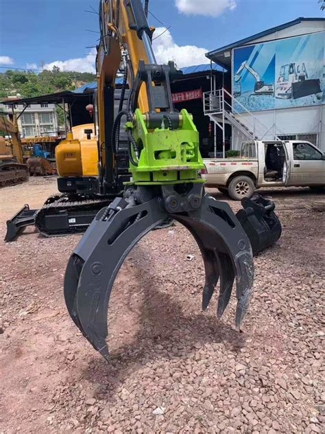 mini excavator timber grab|mechanical grabs for excavators.